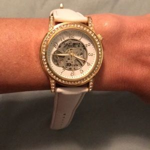 Akribos XXIV Open Heart Skeleton Automatic watch